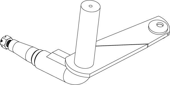 PW-125COM-R - SPINDLE COMPLETE - RIGHT