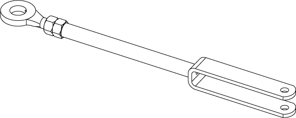 PW-42COM - TIE ROD COMPLETE