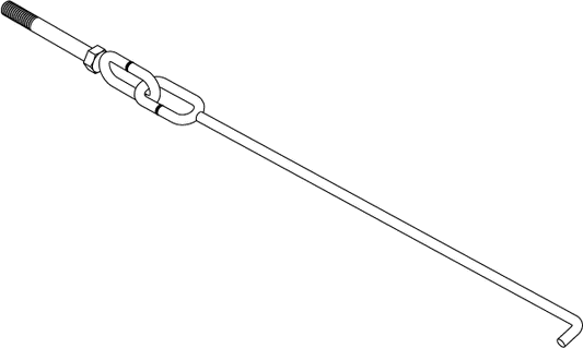 QC-917AS - QUICK-ATTACH - LATCH  ROD (C-9)