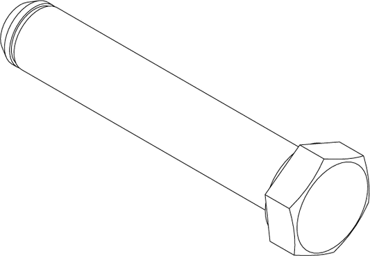 RAF-26 - HEX HEAD PIN