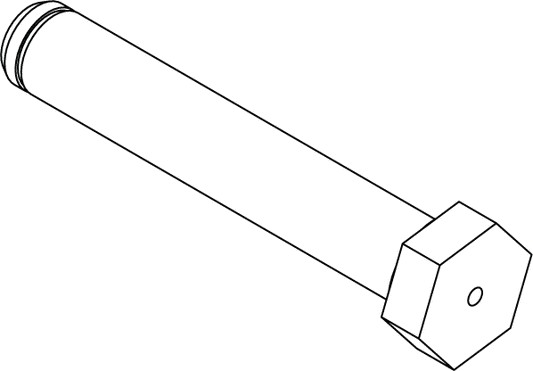 RAF-39 - PIN-HEX HEAD WITH ZERK