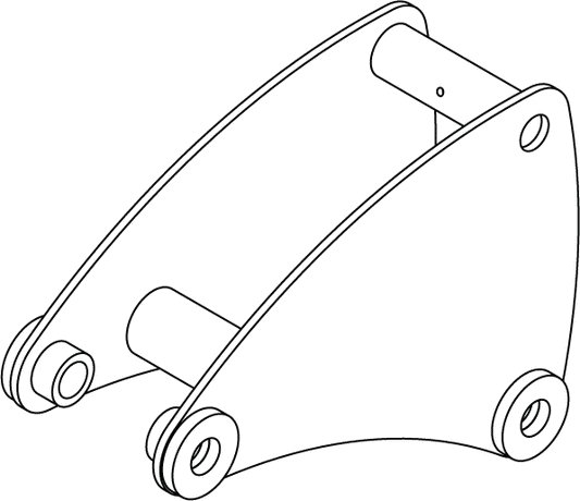 RAF-429AS-R - HINGE PLATE - RIGHT