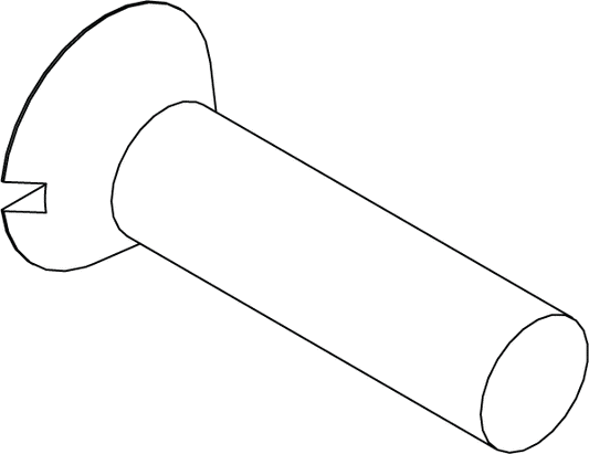 SBC0616024 - MACHINE BOLT-FLAT HEAD