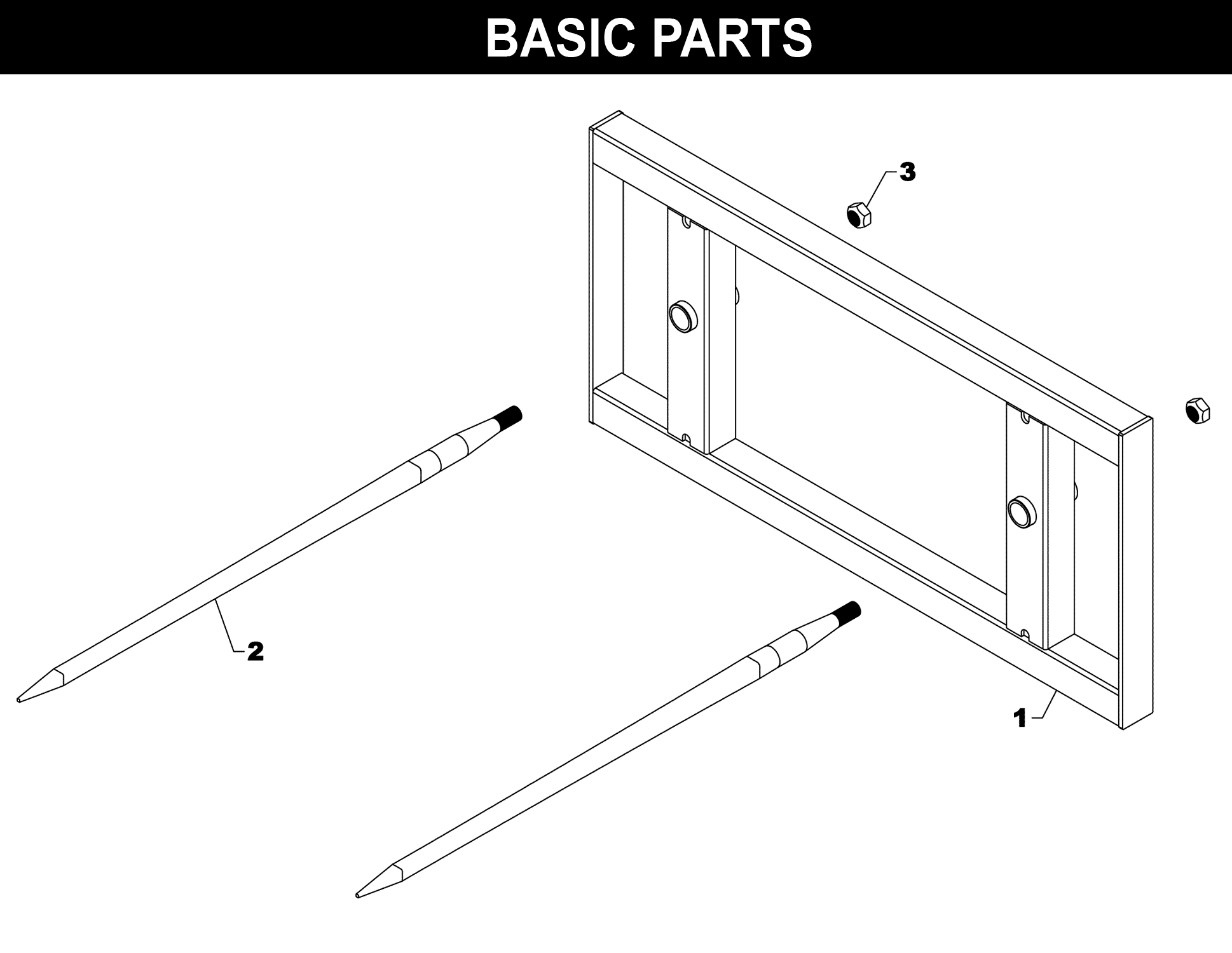 SP-42 Basic Parts exploded diagram