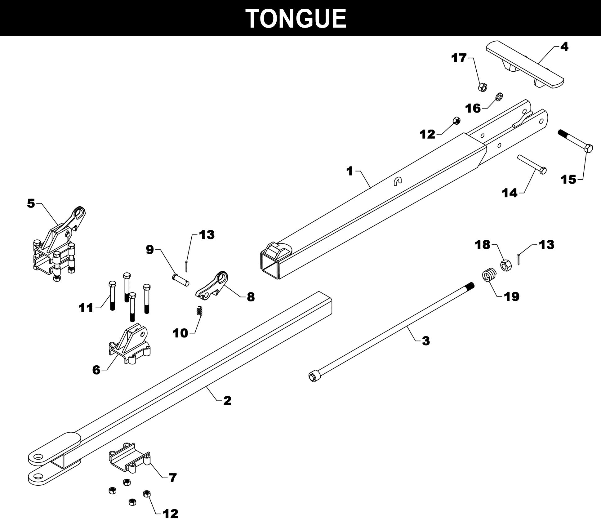 TW-2014 Tongue exploded diagram