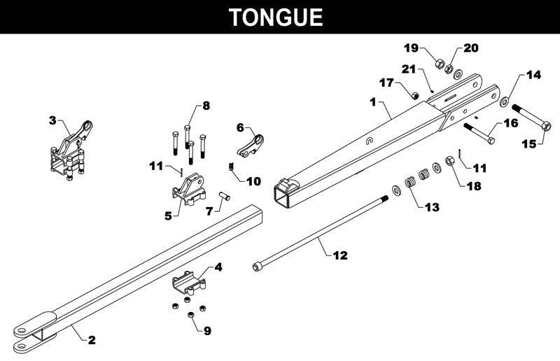 WW-2214 Tongue exploded diagram