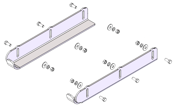 DB-810 KIT - SKID PLATE KIT