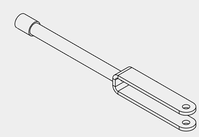 PW-42AS - TIE ROD CLEVIS