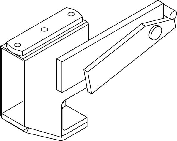 RT-20AS-R - SLIDE LATCH ASSEMBLY-RIGHT